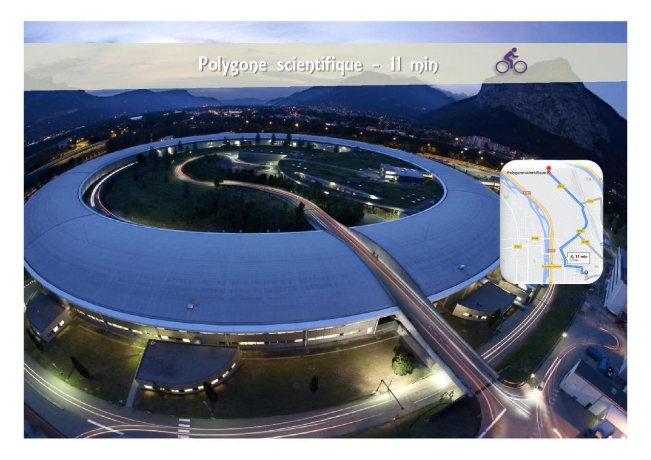 Le 62 - Spacieux T2 Avec Jardin, Parking & Tramway Grenoble Kültér fotó